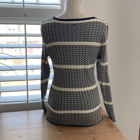 Hatley Sweater - Navy/Cream - Picture 2 of 5